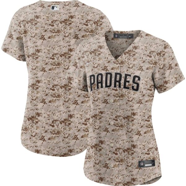 San Diego Padres Nike Women's USMC Alternate Replica Team Jersey - Camo