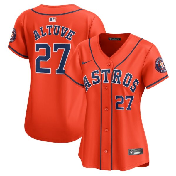 Jose Altuve Houston Astros Nike Women's Alternate Limited Player Jersey - Orange