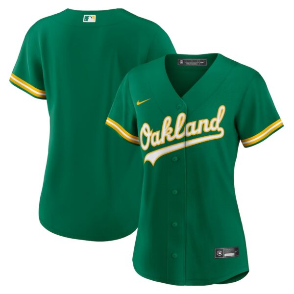 Oakland Athletics Nike Women's Alternate Replica Team Jersey - Kelly Green