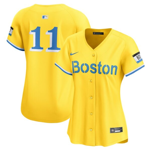 Rafael Devers Boston Red Sox Nike Women's City Connect Limited Player Jersey - Gold