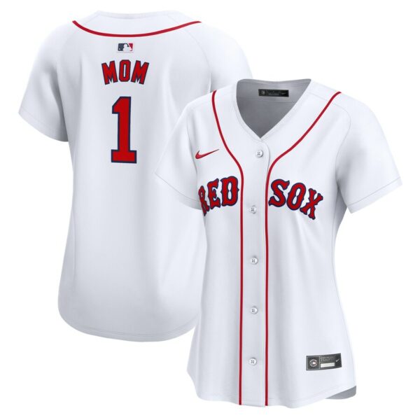 Boston Red Sox Nike Women's #1 Mom Home Limited Jersey - White