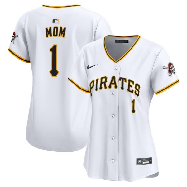 Pittsburgh Pirates Nike Women's #1 Mom Home Limited Jersey - White