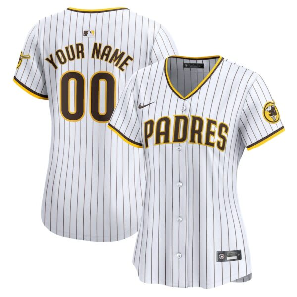 San Diego Padres Nike Women's Home Limited Custom Jersey - White