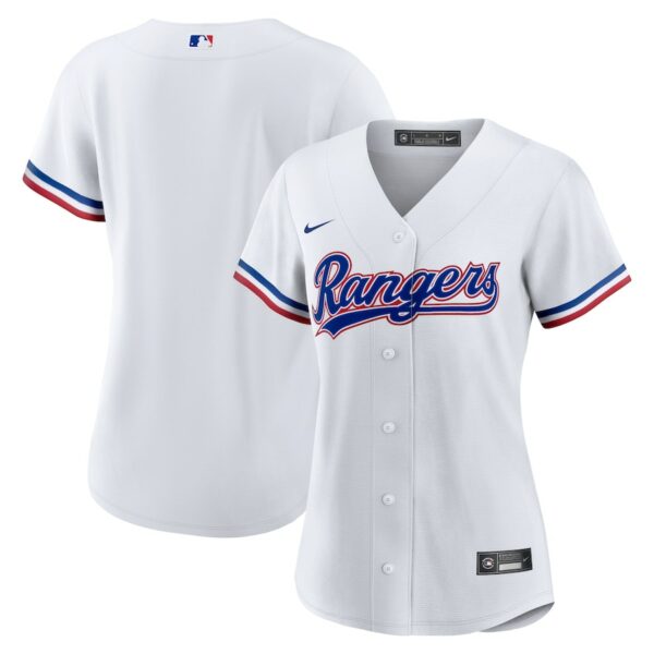 Texas Rangers Nike Women's Home Replica Team Jersey - White