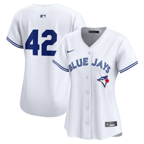 Toronto Blue Jays Nike Women's 2024 Jackie Robinson Day Home Limited Jersey - White