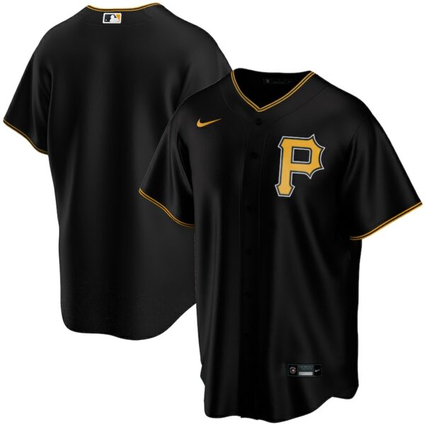 Pittsburgh Pirates Nike Youth Alternate Replica Team Jersey - Black