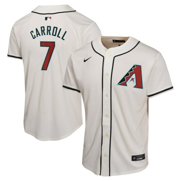 Corbin Carroll Arizona Diamondbacks Nike Youth Home Game Player Jersey - White