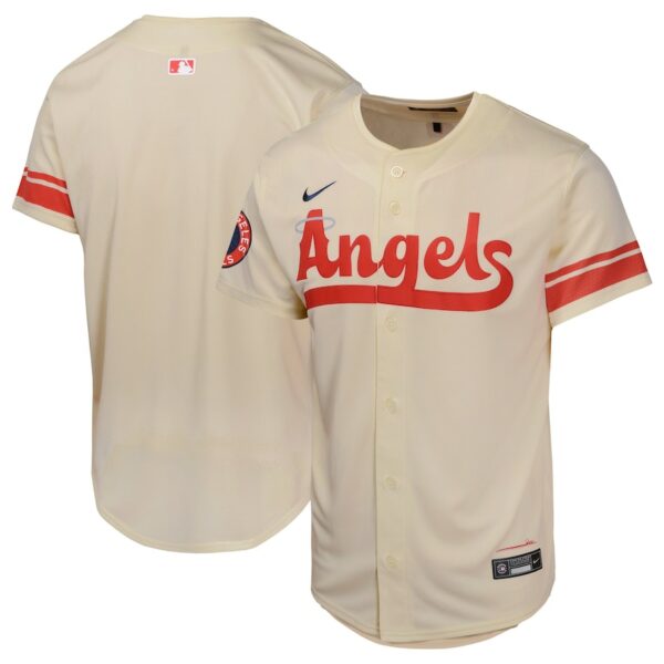 Los Angeles Angels Nike Youth City Connect Limited Jersey - Cream