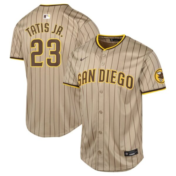 Fernando Tatis Jr. San Diego Padres Nike Youth Alternate Limited Player Jersey - Sand