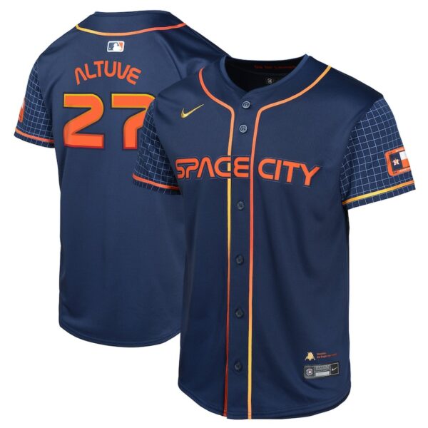 Jose Altuve Houston Astros Nike Youth City Connect Limited Player Jersey - Navy