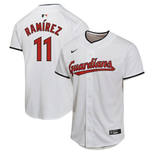 Jose Ramirez Cleveland Guardians Nike Youth Home Game Player Jersey - White