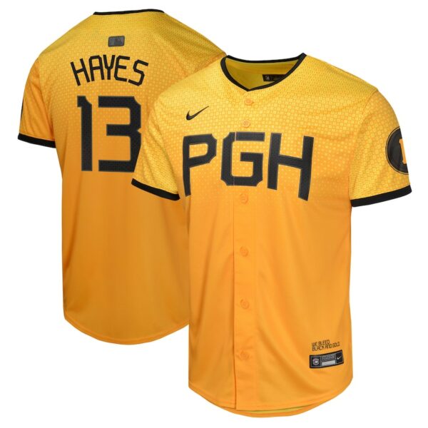 Ke'Bryan Hayes Pittsburgh Pirates Nike Youth City Connect Limited Player Jersey - Gold