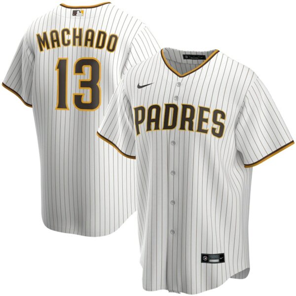 Manny Machado San Diego Padres Nike Youth Alternate Replica Player Jersey - White