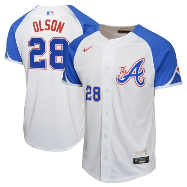 Matt Olson Atlanta Braves Nike Youth City Connect Limited Player Jersey - White