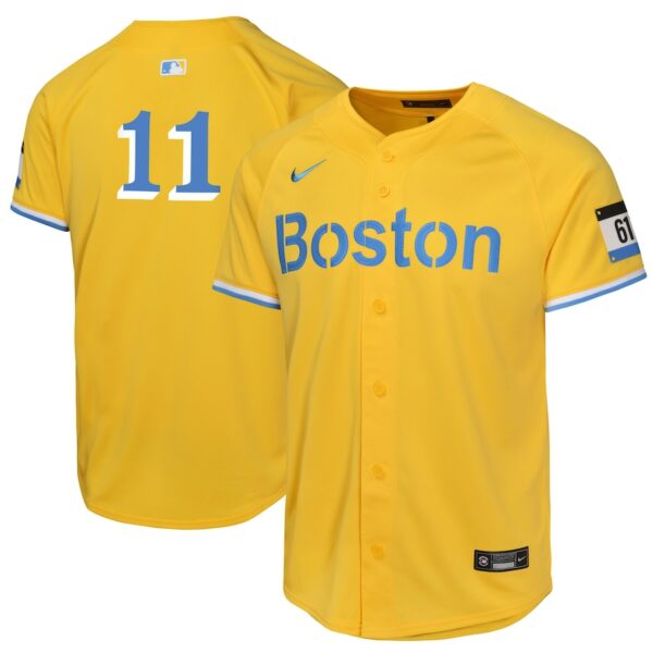 Rafael Devers Boston Red Sox Nike Youth City Connect Limited Player Jersey - Gold