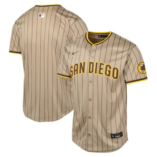 San Diego Padres Nike Youth Alternate Limited Jersey - Tan