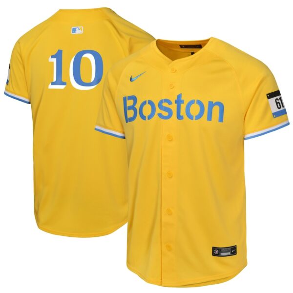 Trevor Story Boston Red Sox Nike Youth City Connect Limited Player Jersey - Gold