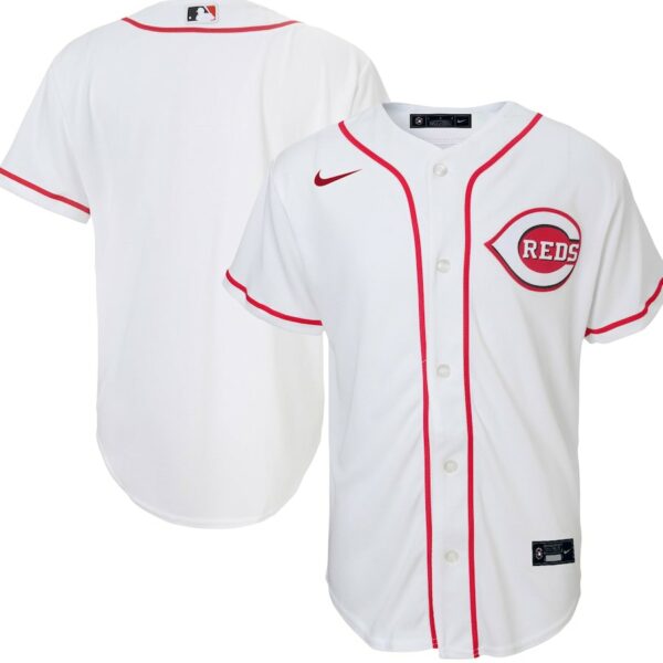 Cincinnati Reds Nike Youth Home Replica Team Jersey - White