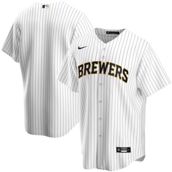 Milwaukee Brewers Nike Youth Home Replica Team Jersey - White