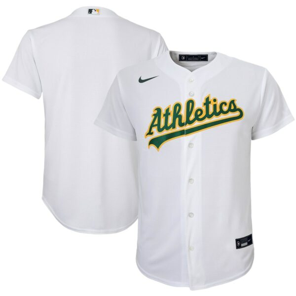 Oakland Athletics Nike Youth Home Replica Team Jersey - White