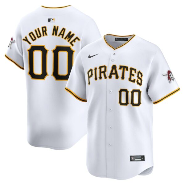 Pittsburgh Pirates Nike Youth Home Limited Custom Jersey - White