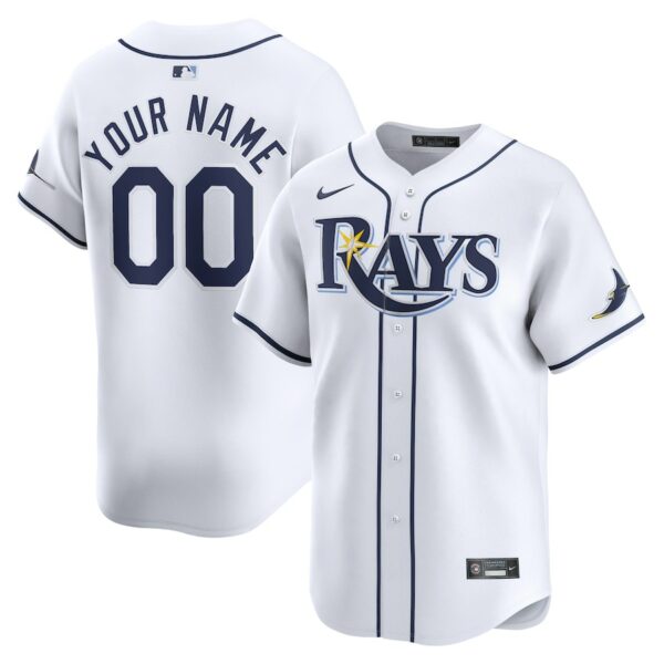 Tampa Bay Rays Nike Youth Home Limited Custom Jersey - White