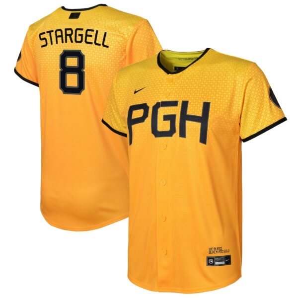 Willie Stargell Pittsburgh Pirates Nike Youth City Connect Replica Player Jersey - Gold