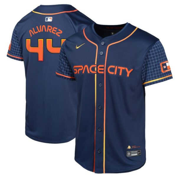 Yordan Alvarez Houston Astros Nike Youth City Connect Limited Player Jersey - Navy