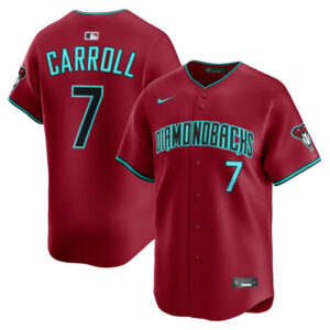 Men's Arizona Diamondbacks Corbin Carroll Nike Red Alternate Limited Jersey