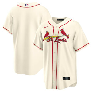 Men's St. Louis Cardinals Nike Cream Alternate Replica Team Jersey