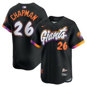 Men's San Francisco Giants Matt Chapman Nike Anthracite 2025 City Connect Limited Jersey