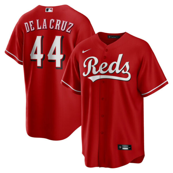 Men's Cincinnati Reds Elly De La Cruz Nike Red Alternate Replica Jersey