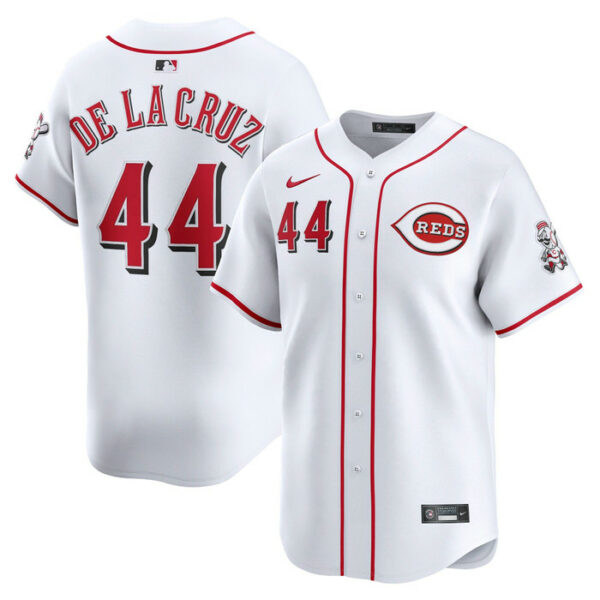 Men's Cincinnati Reds Elly De La Cruz Nike White Home Limited Player Jersey