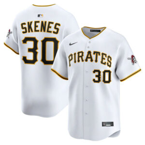 Men's Pittsburgh Pirates Paul Skenes Nike White Home Limited Player Jersey