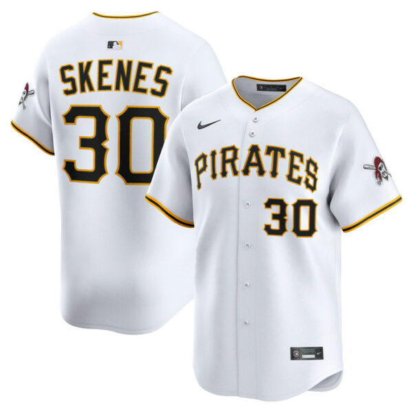 Men's Pittsburgh Pirates Paul Skenes Nike White Home Limited Player Jersey