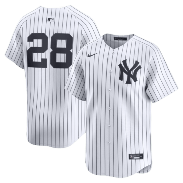 Men's New York Yankees Austin Wells Nike White Home Limited Player Jersey