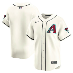 Men's Arizona Diamondbacks Nike Cream Home Limited Jersey