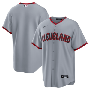 Men's Cleveland Guardians Nike Gray Road Replica 2.0 Jersey