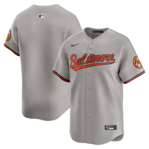 Men's Baltimore Orioles Nike Gray Road Limited Jersey