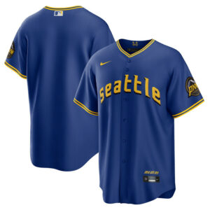 Men's Seattle Mariners Nike Royal City Connect Replica Jersey