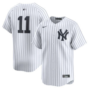 Men's New York Yankees Anthony Volpe Nike White Home Limited Player Jersey