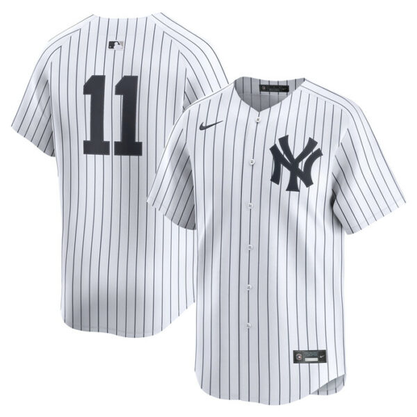 Men's New York Yankees Anthony Volpe Nike White Home Limited Player Jersey