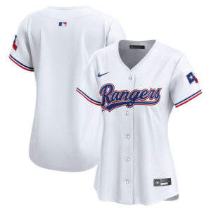 Women's Texas Rangers Nike White Home Limited Jersey