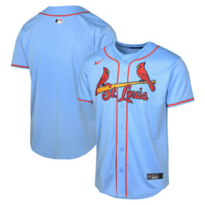 Youth St. Louis Cardinals NikeLight Blue Alternate Limited Jersey