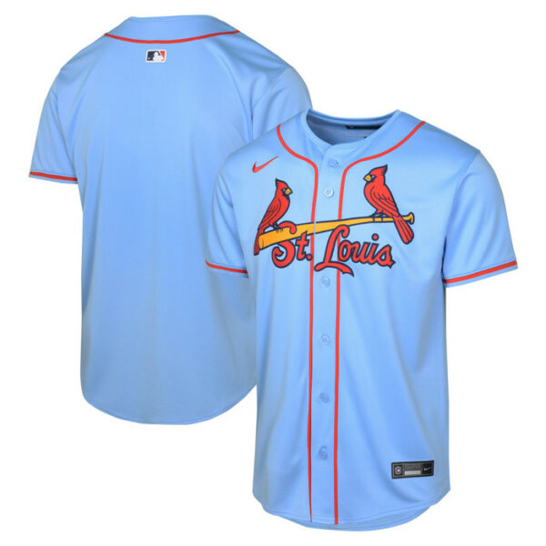 Youth St. Louis Cardinals NikeLight Blue Alternate Limited Jersey