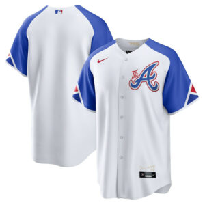 Men's Atlanta Braves Nike White 2023 City Connect Replica Jersey