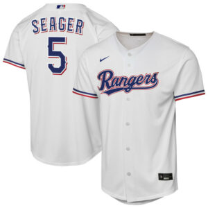 Youth Texas Rangers Corey Seager Nike White Home Replica Player Jersey