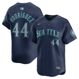 Men's Seattle Mariners Julio Rodriguez Nike Navy Road Limited