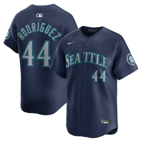Men's Seattle Mariners Julio Rodriguez Nike Navy Road Limited