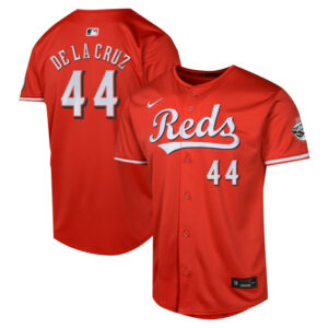Youth Cincinnati Reds Elly De La Cruz Nike Red Alternate Limited Player Jersey